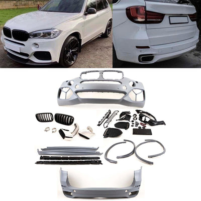 Fits BMW X5 F15 M Performance Style Full Body Kit Front Rear Bumper Grilles Side Skirt New - tradevehicleparts.co.uk
