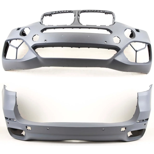Fits BMW X5 F15 Full Body Kit Front Rear Bumper Grilles Side Skirt New - image 2