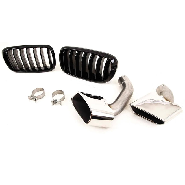Fits BMW X5 F15 Full Body Kit Front Rear Bumper Grilles Side Skirt New - image 3