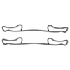 Mintex Brake Caliper Accessory Fitting Kit Full Set Rear Axle MBA1200 thumbnail