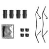 Mintex Brake Caliper Accessory Fitting Kit Full Set Front Axle MBA0075 thumbnail