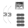 Textar Brake Caliper Accessory Fitting Kit Full Set Front Or Rear Axle 82518300 thumbnail