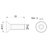Textar Brake Disc Bolt Screw Front Or Rear M6 Set Of 2 TPM0015 Mintex thumbnail