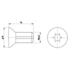 Textar Brake Disc Bolt Screw Front Or Rear M6 Set Of 2 TPM0012 Mintex thumbnail