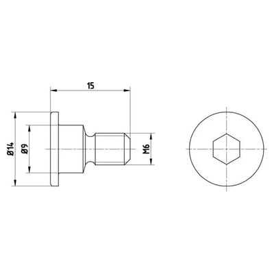 Textar Brake Disc Bolt Screw Front Or Rear M6 Self-Locking Set Of 2 TPM0001 Mintex