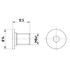Textar Brake Disc Bolt Screw Front Or Rear M8 Set Of 2 TPM0002 Mintex thumbnail