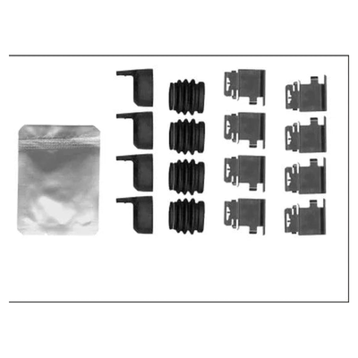 Textar Brake Pad Accessory Fitiing Kit Full Set Front Or Rear Axle 82539300