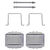 Mintex Brake Pad Accessory Fitting Kit Full Set Rear Axle MBA1053 thumbnail