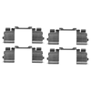 Mintex Brake Pad Accessory Fitting Kit Full Set Front Axle MBA1730 thumbnail