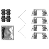 Mintex Brake Pad Accessory Fitting Kit Full Set Front Axle MBA0113 thumbnail