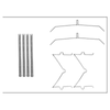 Mintex Brake Pad Accessory Fitting Kit Full Set Front Axle MBA1885 thumbnail