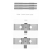 Mintex Brake Pad Accessory Fitting Kit Full Set Front Axle MBA1637 thumbnail