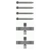 Mintex Brake Pad Accessory Fitting Kit Full Set Rear Axle MBA1046 thumbnail