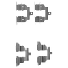 Mintex Brake Pad Accessory Fitting Kit Full Set Rear Axle MBA1737 thumbnail