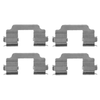 Mintex Brake Pad Accessory Fitting Kit Full Set Front Axle MBA1709 thumbnail