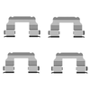 Mintex Brake Pad Accessory Fitting Kit Full Set Rear Axle MBA1689 thumbnail