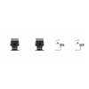 Mintex Brake Pad Accessory Fitting Kit Full Set Rear Axle MBA1673 thumbnail