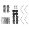 Mintex Brake Pad Accessory Fitting Kit Full Set Front Axle MBA0001 thumbnail