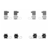 Mintex Brake Pad Accessory Fitting Kit Full Set Front Or Rear Axle MBA1699 thumbnail