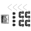 Mintex Brake Pad Accessory Fitting Kit Full Set Rear Axle MBA0095 thumbnail