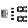 Mintex Brake Pad Accessory Fitting Kit Full Set Rear Axle MBA0080 thumbnail