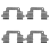 Mintex Brake Pad Accessory Fitting Kit Full Set Rear Axle MBA1740 thumbnail