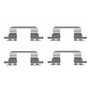 Mintex Brake Pad Accessory Fitting Kit Full Set Front Axle MBA1672 thumbnail