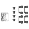 Mintex Brake Pad Accessory Fitting Kit Full Set Rear Axle MBA0096 thumbnail