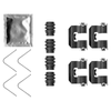 Mintex Brake Pad Accessory Fitting Kit Full Set Rear Axle MBA0058 thumbnail