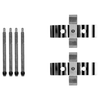 Mintex Brake Pad Accessory Fitting Kit Full Set Rear Axle MBA0054 thumbnail