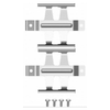 Mintex Brake Pad Accessory Fitting Kit Full Set Front Or Rear Axle MBA1687 thumbnail