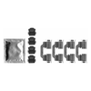 Mintex Brake Pad Accessory Fitting Kit Full Set Rear Axle MBA0012 thumbnail