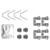 Mintex Brake Pad Accessory Fitting Kit Full Set Rear Axle MBA0114 thumbnail