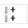 Mintex Brake Pad Accessory Fitting Kit Full Set Rear Axle MBA1713 thumbnail