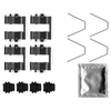 Mintex Brake Pad Accessory Fitting Kit Full Set Rear Axle MBA0060 thumbnail