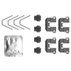 Mintex Brake Pad Accessory Fitting Kit Full Set Rear Axle MBA0100 thumbnail