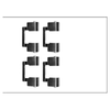 Mintex Brake Pad Accessory Fitting Kit Full Set Front Axle MBA1609 thumbnail