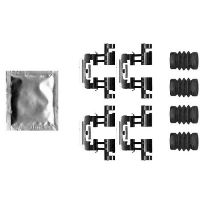 Mintex Brake Pad Accessory Fitting Kit Full Set Rear Axle MBA0025