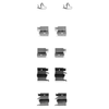 Mintex Brake Pad Accessory Fitting Kit Full Set Front Axle MBA1240 thumbnail