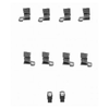 Mintex Brake Pad Accessory Fitting Kit Full Set Front Axle MBA1671 thumbnail