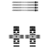 Mintex Brake Pad Accessory Fitting Kit Full Set Front Axle MBA1848 thumbnail