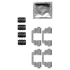Mintex Brake Pad Accessory Fitting Kit Full Set Front Or Rear Axle MBA1828 thumbnail