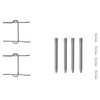 Mintex Brake Pad Accessory Fitting Kit Full Set Rear Axle MBA1149 thumbnail