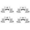 Mintex Brake Pad Accessory Fitting Kit Full Set Front Axle MBA1677 thumbnail