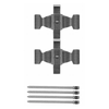 Mintex Brake Pad Accessory Fitting Kit Full Set Front Or Rear Axle MBA1804 thumbnail