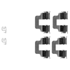 Mintex Brake Pad Accessory Fitting Kit Full Set Rear Axle MBA1245 thumbnail