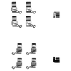 Mintex Brake Pad Accessory Fitting Kit Full Set Front Axle MBA1238 thumbnail