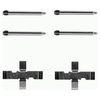 Mintex Brake Pad Accessory Fitting Kit Full Set Rear Axle MBA1101 thumbnail