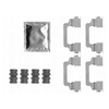 Mintex Brake Pad Accessory Fitting Kit Full Set Front Axle MBA1821 thumbnail