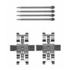 Mintex Brake Pad Accessory Fitting Kit Full Set Front Axle MBA1805 thumbnail
